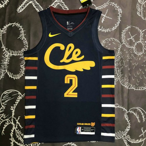 Maillot de Basket #2 Irving Cleveland Cavaliers Marine